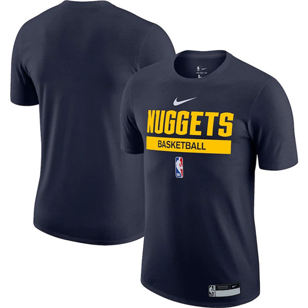 Men's Denver Nuggets Navy 2022/23 Legend On-Court Practice Performance T-Shirt - Click Image to Close